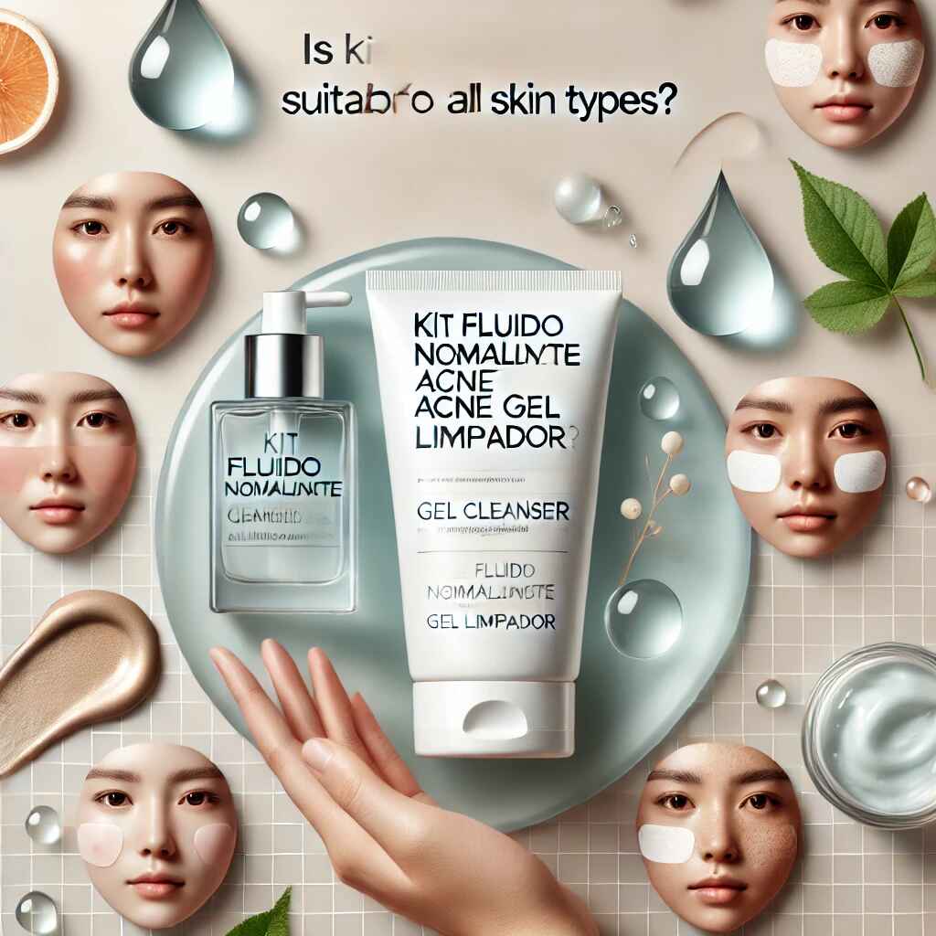 Is Kit Fluido Normalizante Acnestil Gel Limpiador Suitable for All Skin Types?